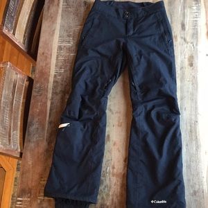 Columbia Size S Blue Omni-tech Snow Pants